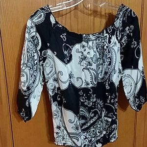 WHBM peasant blouse